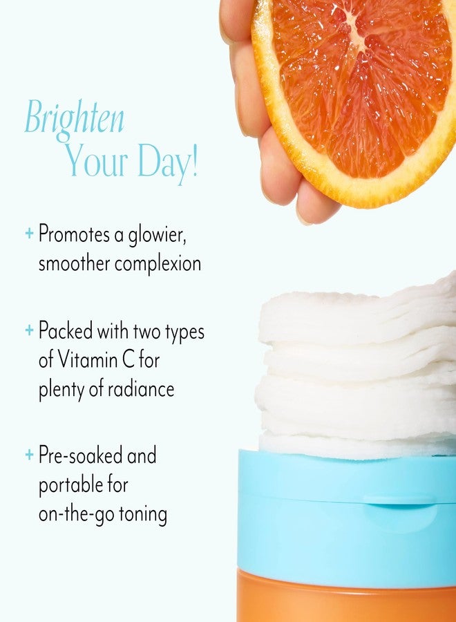 BLISS Bright Idea Vitamin C + Peptide Toner Pads | 12% Hydration + Brightening Complex for Radiant, Smooth Skin | Helps Reduce Look of Dark Spots & Support Firmness - 70 pads - Image 2